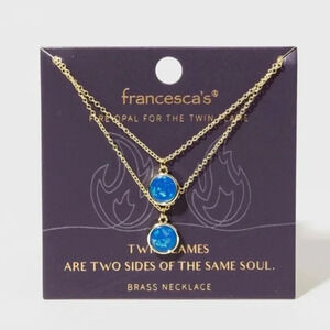 Brass Necklace New With Tags